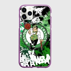 Чехол для iPhone 11 Pro матовый Бостон Селтикс