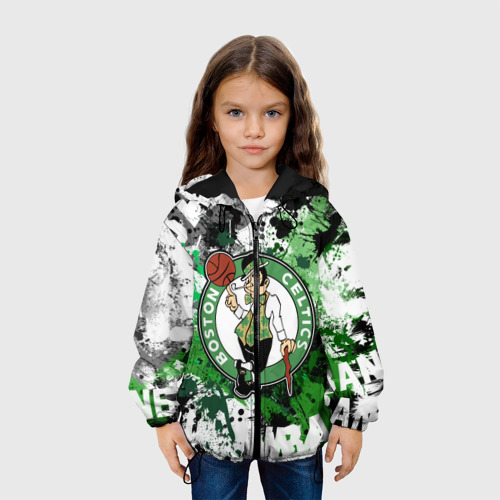 Детская куртка 3D Бостон Селтикс, цвет черный - фото 4