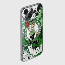 Чехол для iPhone 15 силиконовый с защитой камеры Бостон Селтикс - фото 2