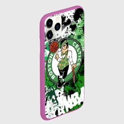 Чехол для iPhone 11 Pro матовый Бостон Селтикс - фото 2