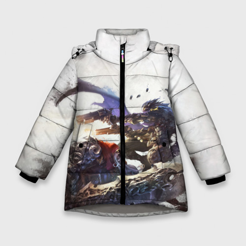 Зимняя куртка для девочек 3D Darksiders Genesis, цвет светло-серый