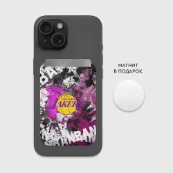 Картхолдер Magsafe магнитный Лос-Анджелес Лейкерс, Los Angeles Lakers - фото 2
