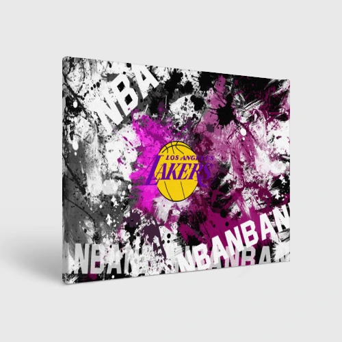 Холст прямоугольный Лос-Анджелес Лейкерс, Los Angeles Lakers