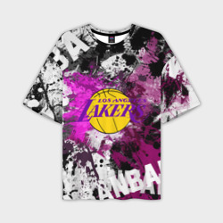 Мужская футболка oversize 3D Лос-Анджелес Лейкерс, Los Angeles Lakers