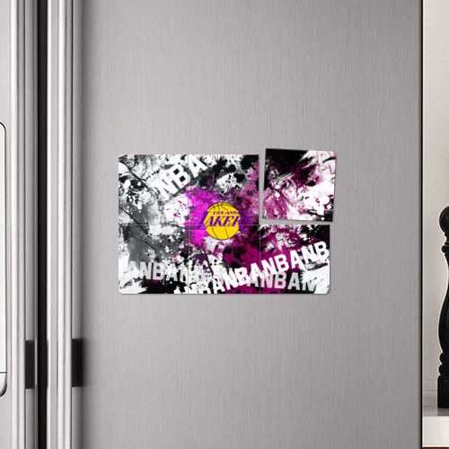 Магнитный плакат 3Х2 Лос-Анджелес Лейкерс, Los Angeles Lakers - фото 4