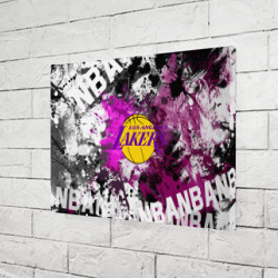 Холст прямоугольный Лос-Анджелес Лейкерс, Los Angeles Lakers - фото 2