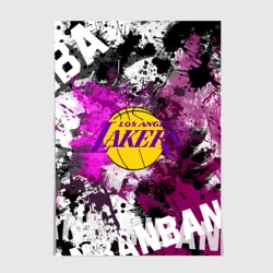 Постер Лос-Анджелес Лейкерс, Los Angeles Lakers