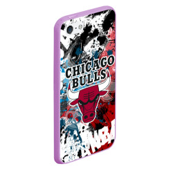 Чехол для iPhone 5/5S матовый Чикаго Буллз - фото 2