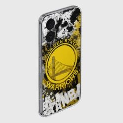 Чехол для iPhone 16 силиконовый с защитой камеры Голден Стэйт Уорриорз - фото 2
