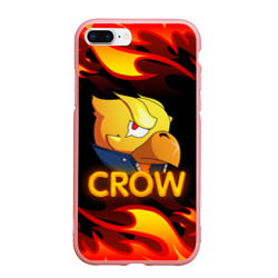 Чехол для iPhone 7Plus/8 Plus матовый Crow Brawl Stars