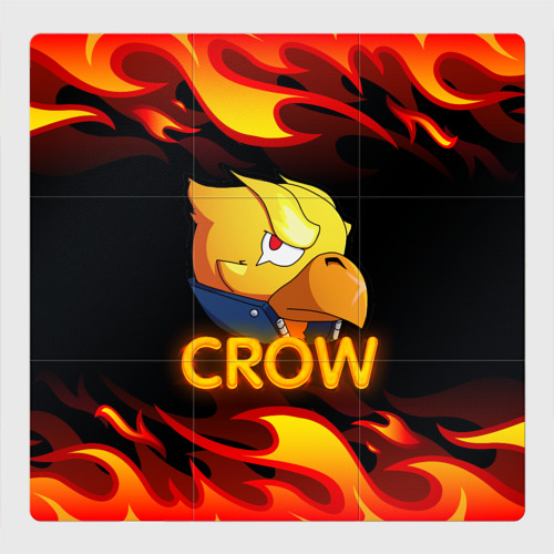 Магнитный плакат 3Х3 Crow Brawl Stars