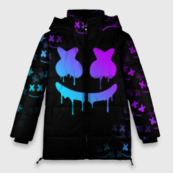 Женская зимняя куртка Oversize Marshmello neon неон