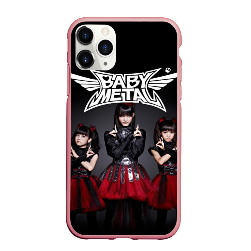 Чехол для iPhone 11 Pro Max матовый Babymetal, цвет баблгам