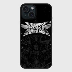 Чехол силиконовый для Apple iPhone 15 матовый Babymetal