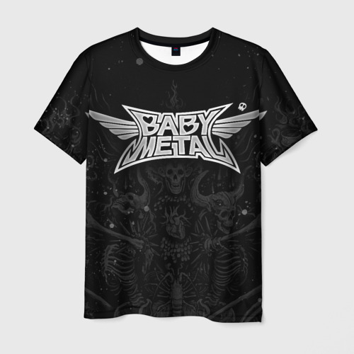 Мужская футболка с принтом Babymetal, вид спереди №1