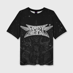 Женская футболка oversize 3D Babymetal