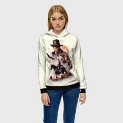 Женская толстовка 3D Red dead Redemption 2 Art - фото 2