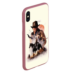 Чехол для iPhone XS Max матовый Red dead Redemption 2 Art - фото 2