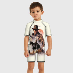 Детский купальный костюм 3D Red dead Redemption 2 Art - фото 2