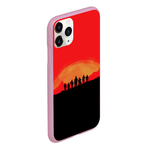 Чехол для iPhone 11 Pro Max матовый RDR2 Team, цвет розовый - фото 3