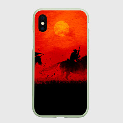 Чехол для iPhone XS Max матовый RDR2 Online Battle