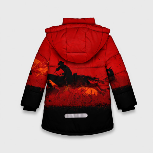 Зимняя куртка для девочек 3D RDR2 Online Battle, цвет светло-серый - фото 2