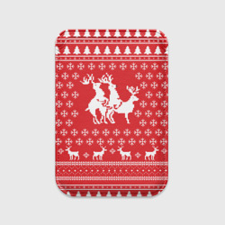 Картхолдер Magsafe магнитный Свитер с оленями красный