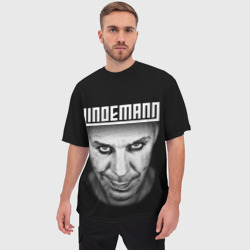 Мужская футболка oversize 3D Lindemann - фото 2