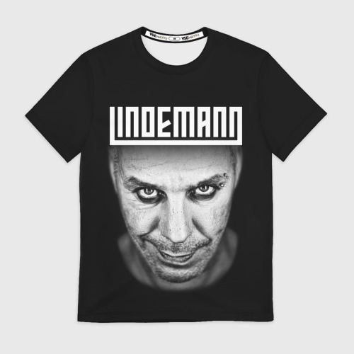 Мужская футболка 3D с принтом Lindemann, вид спереди #2