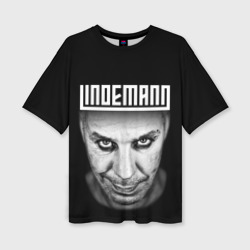 Женская футболка oversize 3D Lindemann