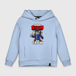 Детское худи Oversize хлопок Brawl Stars crow