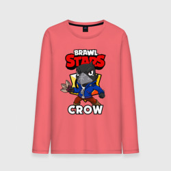 Мужской лонгслив хлопок Brawl Stars crow