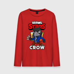 Мужской лонгслив хлопок Brawl Stars crow