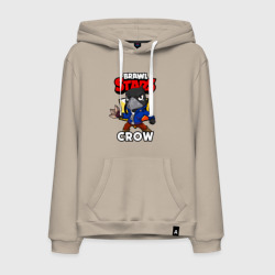 Мужская толстовка хлопок Brawl Stars crow