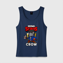 Женская майка хлопок Brawl Stars crow