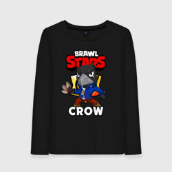 Женский лонгслив хлопок Brawl Stars crow