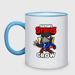 Кружка двухцветная Brawl Stars crow