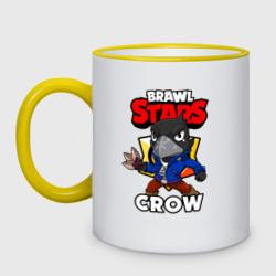 Кружка двухцветная Brawl Stars crow