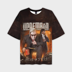 Мужская футболка oversize 3D Lindemann