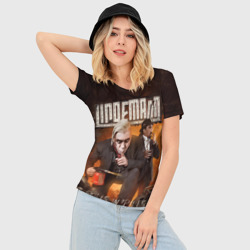 Женская футболка 3D Slim Lindemann - фото 2
