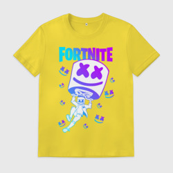 Мужская футболка хлопок Fortnite x Marshmello