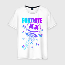 Мужская футболка хлопок Fortnite x Marshmello