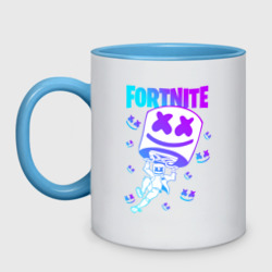 Кружка двухцветная Fortnite x Marshmello