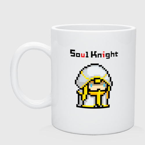 Кружка керамическая Soul knight священник, цвет белый