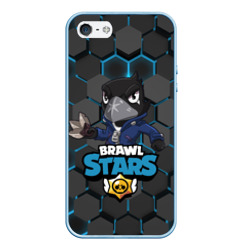 Чехол для iPhone 5/5S матовый Crow Brawl Stars