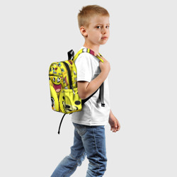 Детский рюкзак 3D Желтые смайлики - фото 2