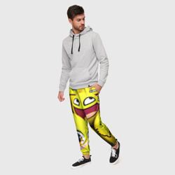 Мужские брюки 3D Желтые смайлики - фото 2