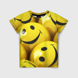 Детская футболка 3D Yellow smile