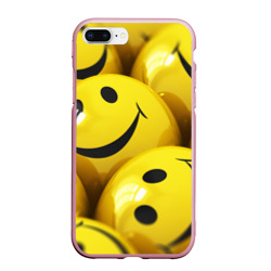 Чехол для iPhone 7Plus/8 Plus матовый Yellow smile