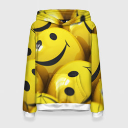 Женская толстовка 3D Yellow smile